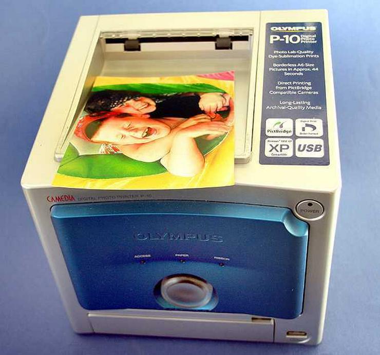 Bild 4: OLYMPUS P-10 Thermo Drucker+Papier+ Farbfolie