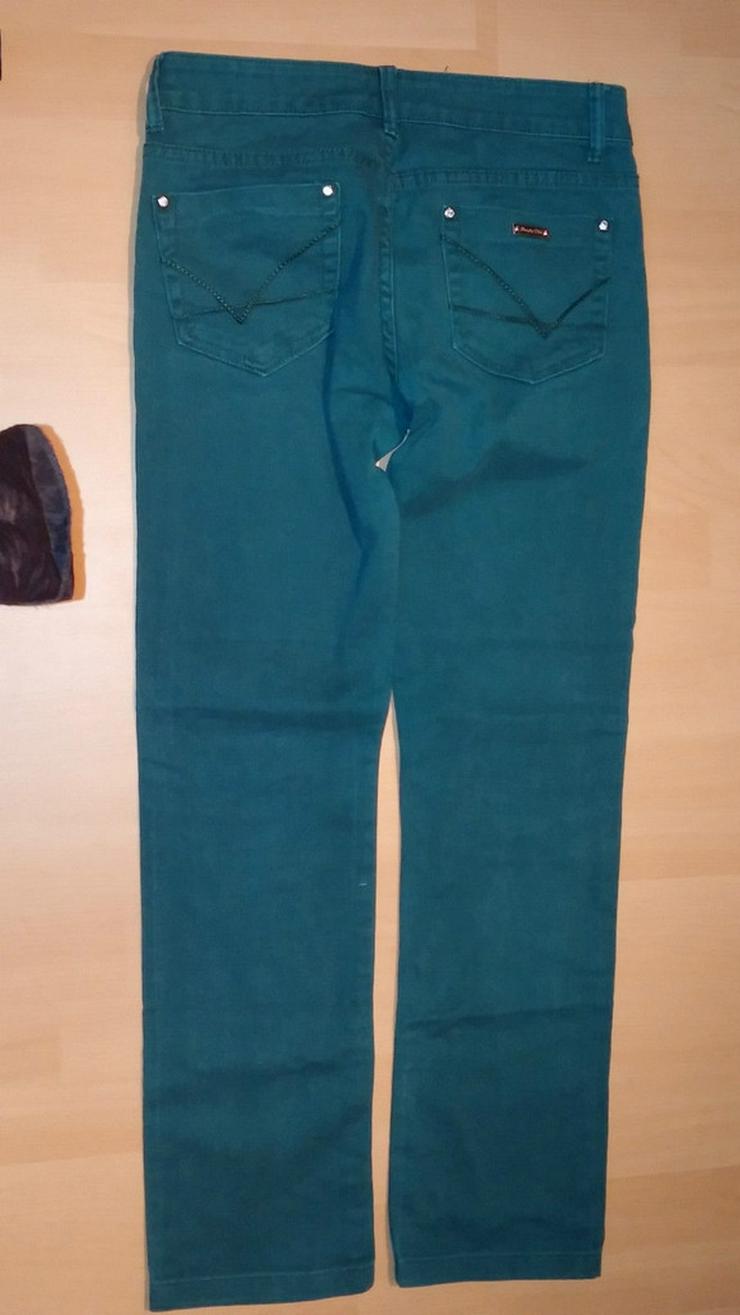 Bild 3: Damen Hose Jeans Stretch Gr.40 in Grün