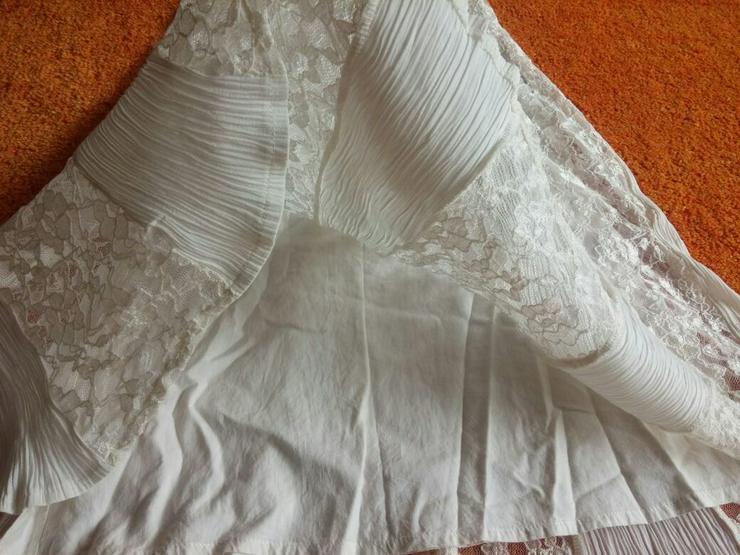 Bild 2: Mädchen Kleid Unterkleid Gr.140 in Creme