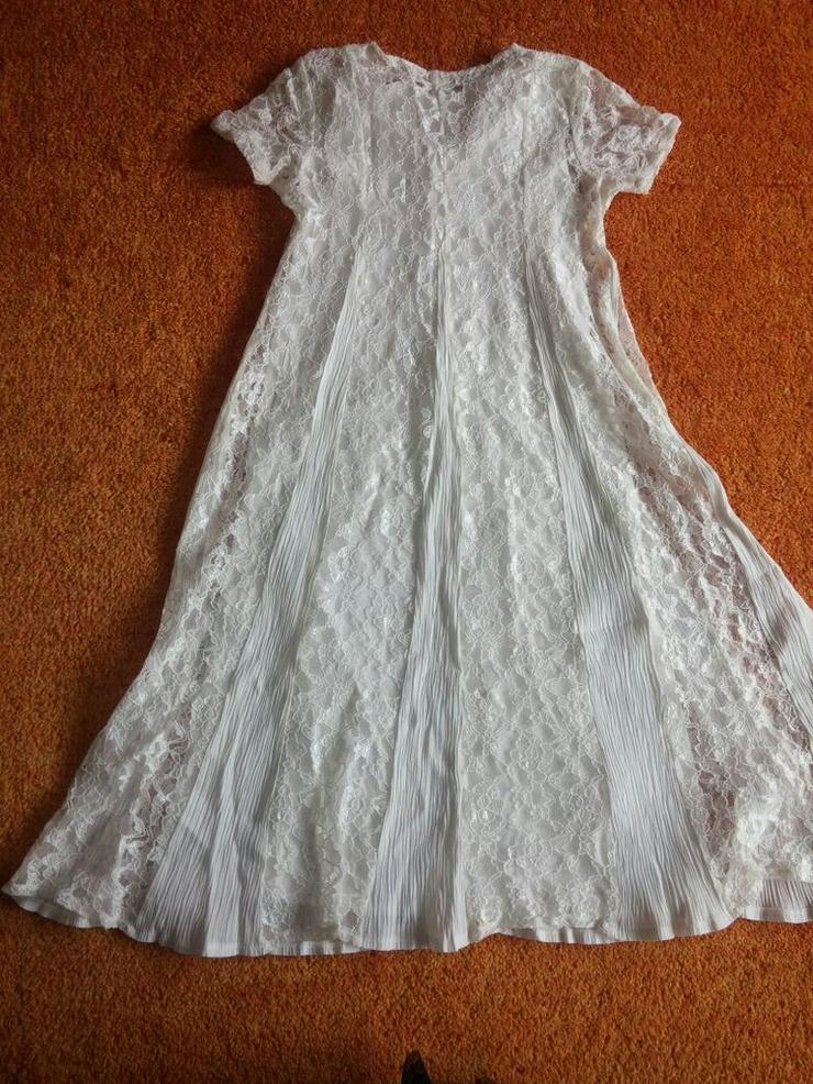 Mädchen Kleid Unterkleid Gr.140 in Creme - Größen 32-34 / XS - Bild 3