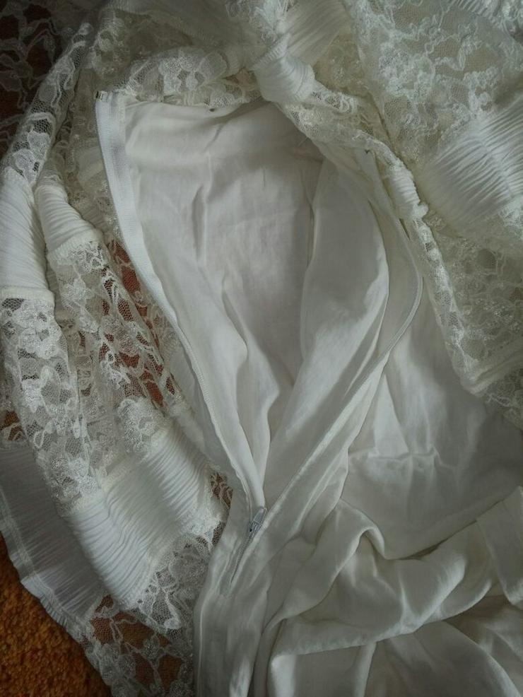 Mädchen Kleid Unterkleid Gr.140 in Creme - Größen 32-34 / XS - Bild 4