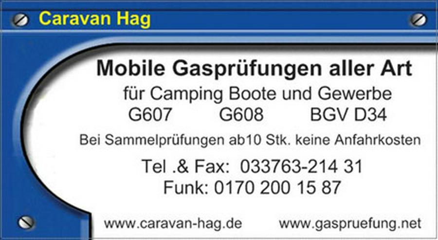 Mobile Gasprüfungen Berlin/Brandenburg - Wohnmobile & Campingbusse - Bild 2