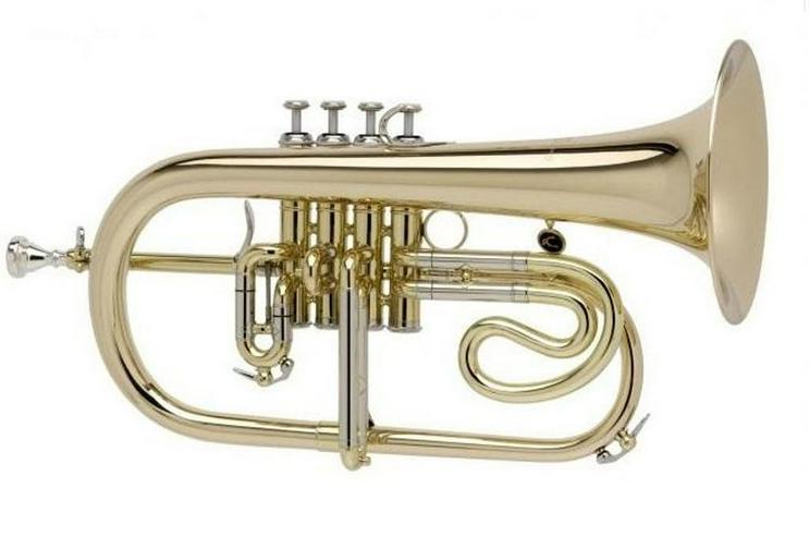 Courtois Paris 156R Flügelhorn mit 4 Ventilen - Blasinstrumente - Bild 1