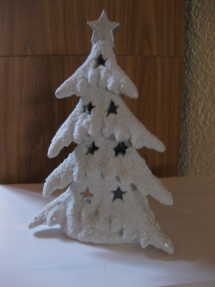 Weihnachtsbäumchen aus Keramik - Weihnachtsdeko - Bild 2