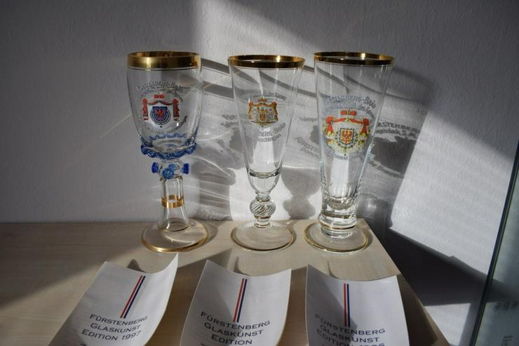 Bild 2: 9 Fürstenberg Bier Pokale,Weihnachtsgeschenk?