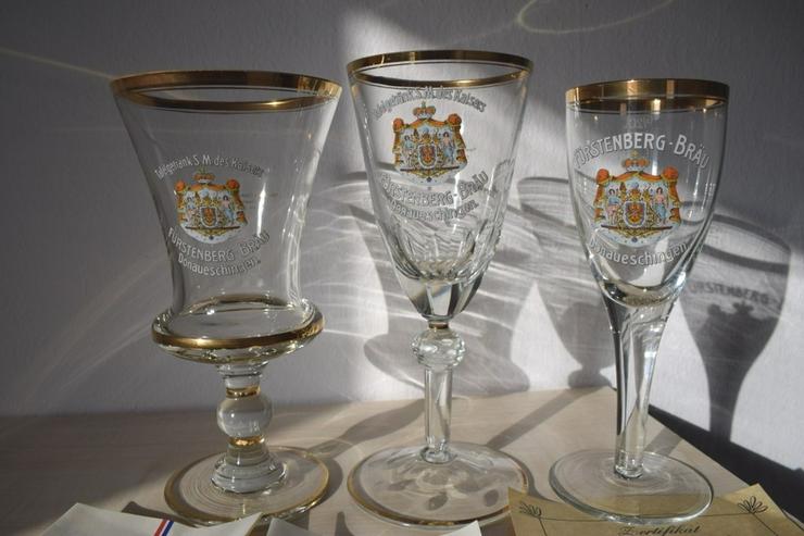 Bild 5: 9 Fürstenberg Bier Pokale,Weihnachtsgeschenk?