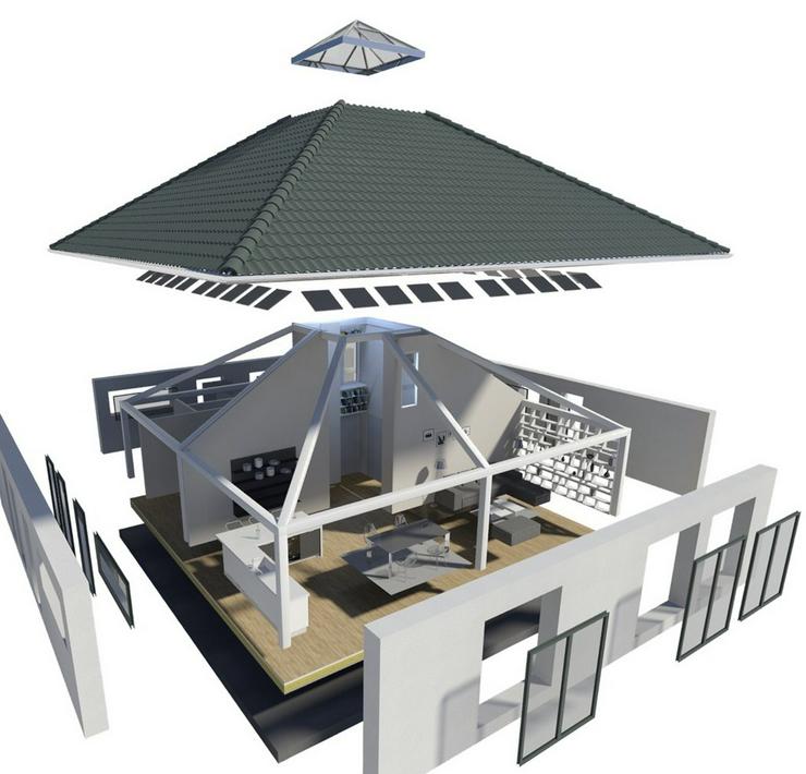 Bild 2: Ihr Haus in 5 Tagen, Fertighaus, Massivhaus,