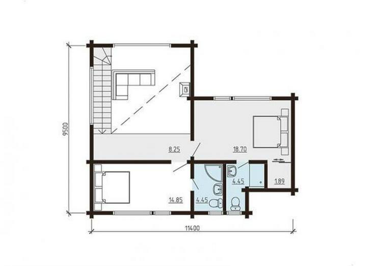Blockbohlenhaus Aisha 131 m2 - Haus kaufen - Bild 9