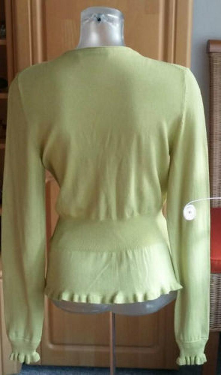 Damen strick Jacke aus Seide+Wolle Gr.38 - Größen 36-38 / S - Bild 2
