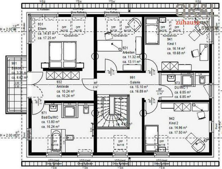 Bild 9: Drei große Schlafzimmer und viel Platz zum Wohnen!