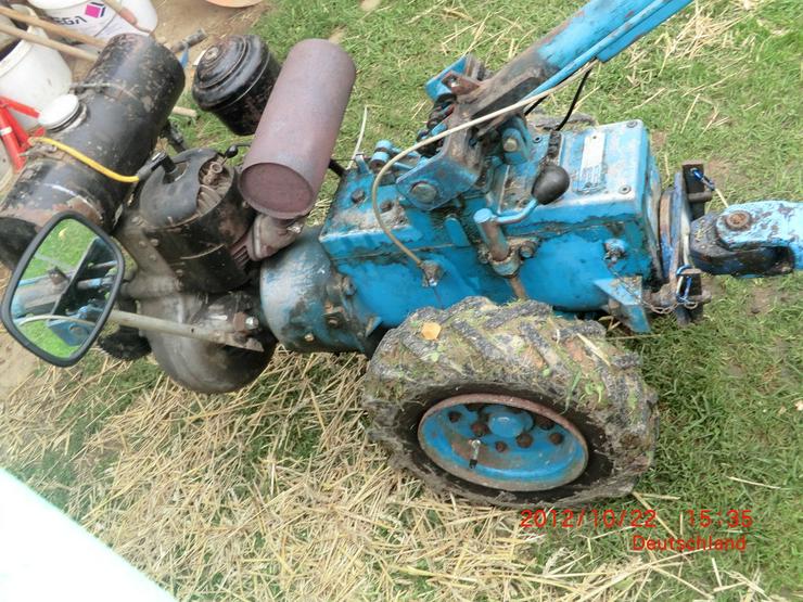 Einachsschlepper mit Aufsitzanhänger - Traktoren & Schlepper - Bild 2