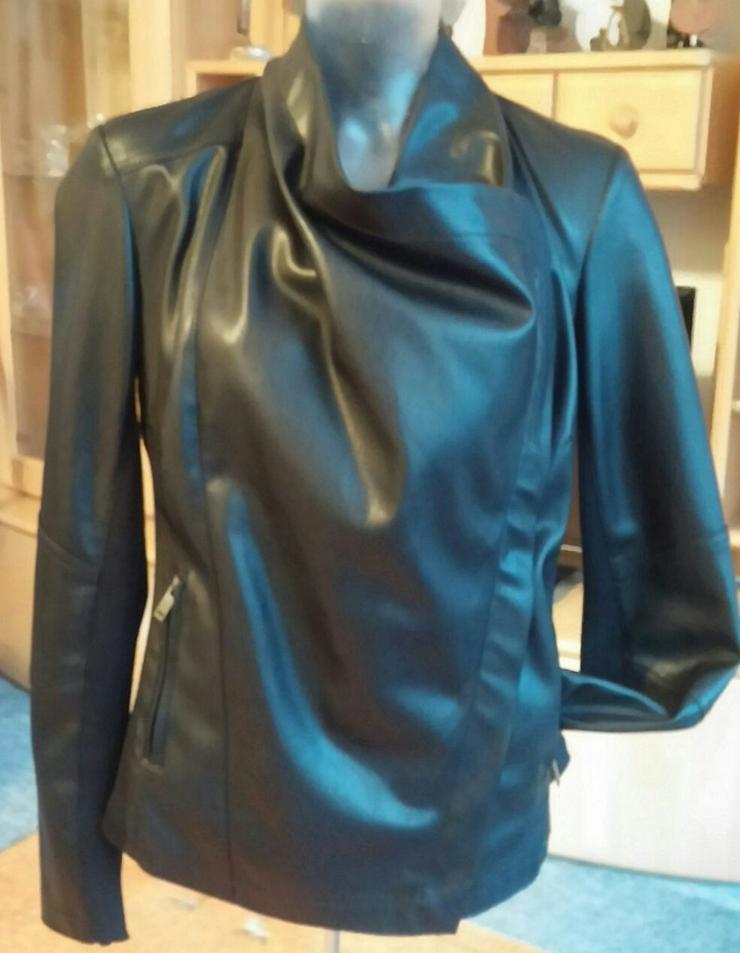 NEU Damen Jacke EDEL Leder-Look Gr. 40 - Größen 40-42 / M - Bild 1