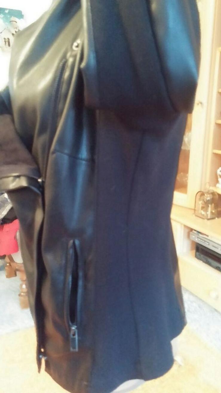 NEU Damen Jacke EDEL Leder-Look Gr. 40 - Größen 40-42 / M - Bild 3
