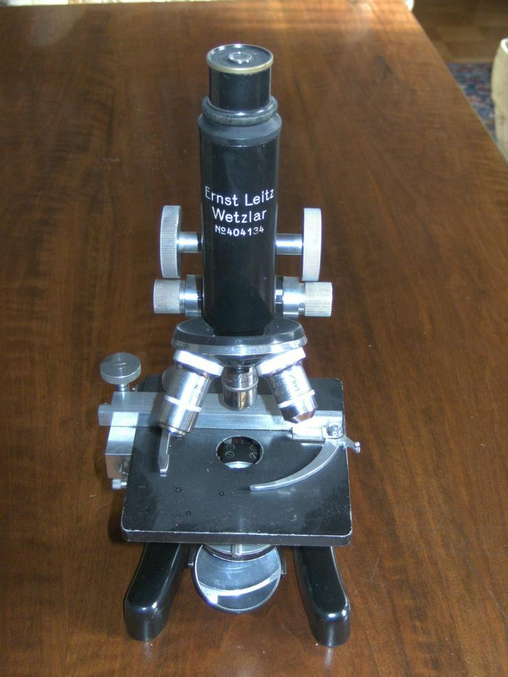 Bild 3: Mikroskop Ernst Leitz Wetzlar, No. 404134,