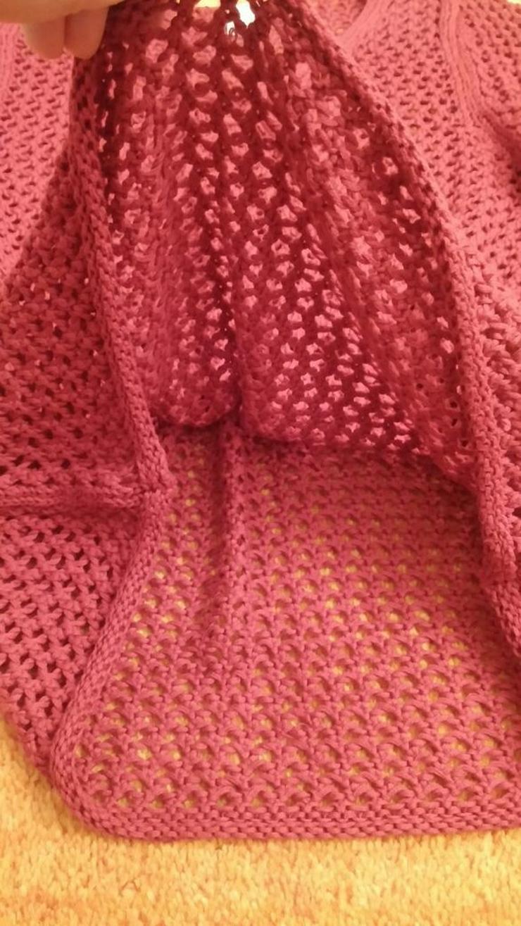 Damen Pullover Strick Ajour Muster Gr. 38 - Größen 36-38 / S - Bild 4