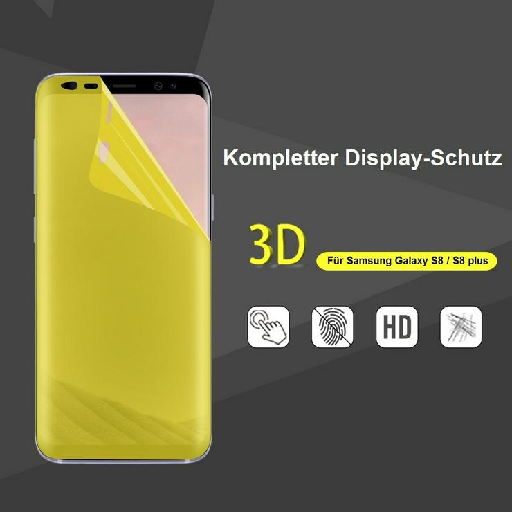 Bild 1: Handyschutzfolie Samsung S8 komplettes Display