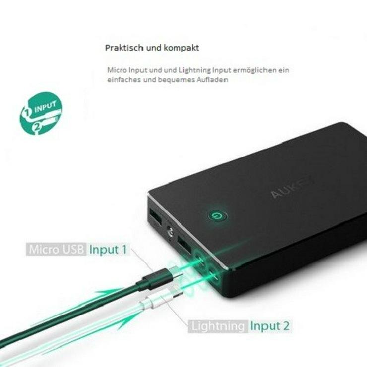 Bild 6: 20000 mah Powerbank inkl. Micro-USB-Kabel