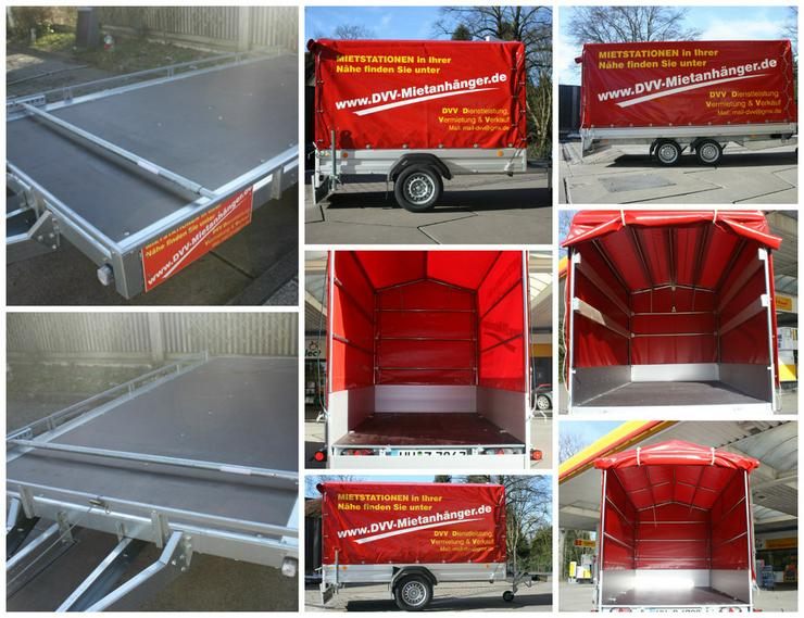 Bild 4: Anhängervermietung 750 kg Planen Anhänger