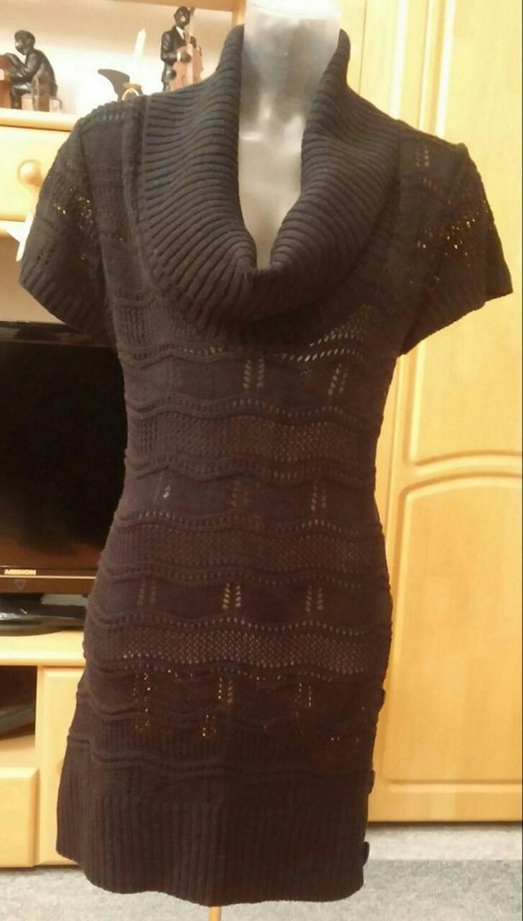 Damen Kleid Strick Kuschelig warme Tunika Gr. M - Größen 40-42 / M - Bild 1