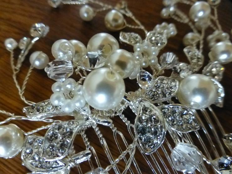 Bild 3: Haarschmuck, Haarkamm, Hochzeit