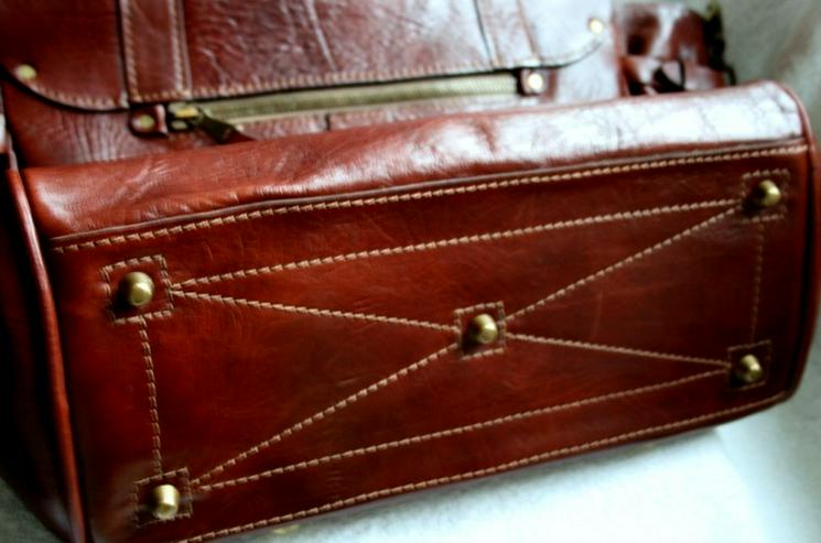 Bild 11: Tasche Leder Vintage Handmade Luxus