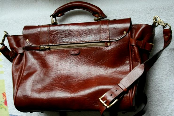 Bild 7: Tasche Leder Vintage Handmade Luxus