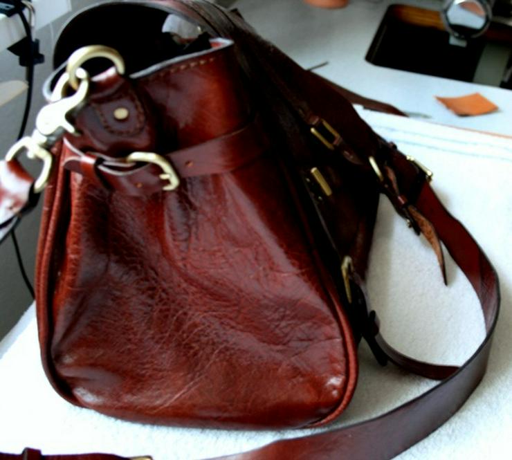 Bild 2: Tasche Leder Vintage Handmade Luxus