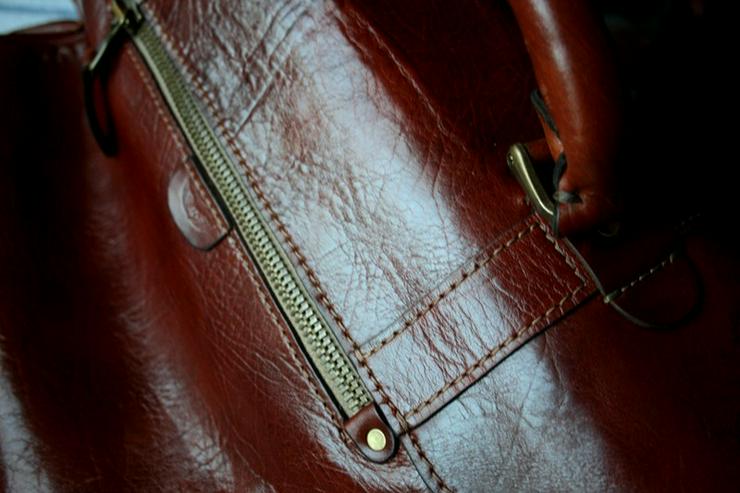 Bild 3: Tasche Leder Vintage Handmade Luxus