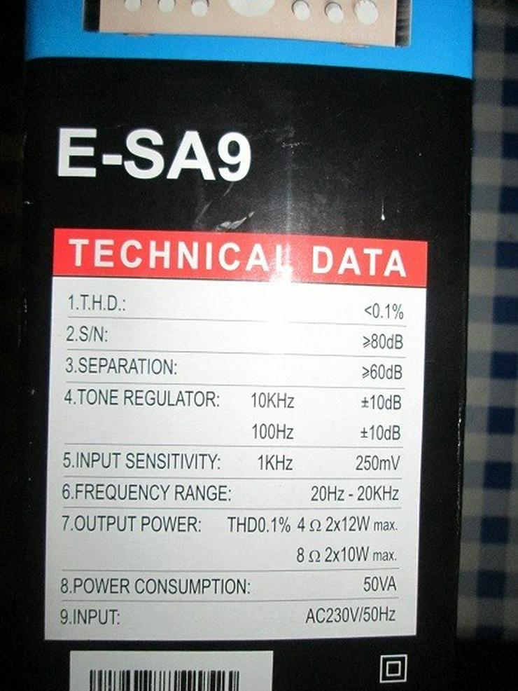 Bild 14: Amplifier Verstärker E SA 9 OVP 15.-
