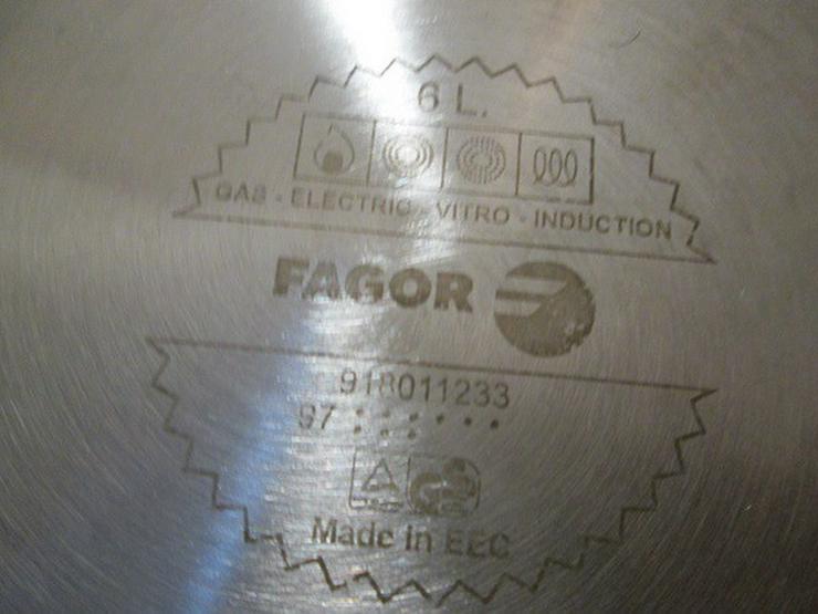 Schnellkochtopf Fagor Induktiongeeignet ca. 6L - weitere Küchenkleingeräte - Bild 4