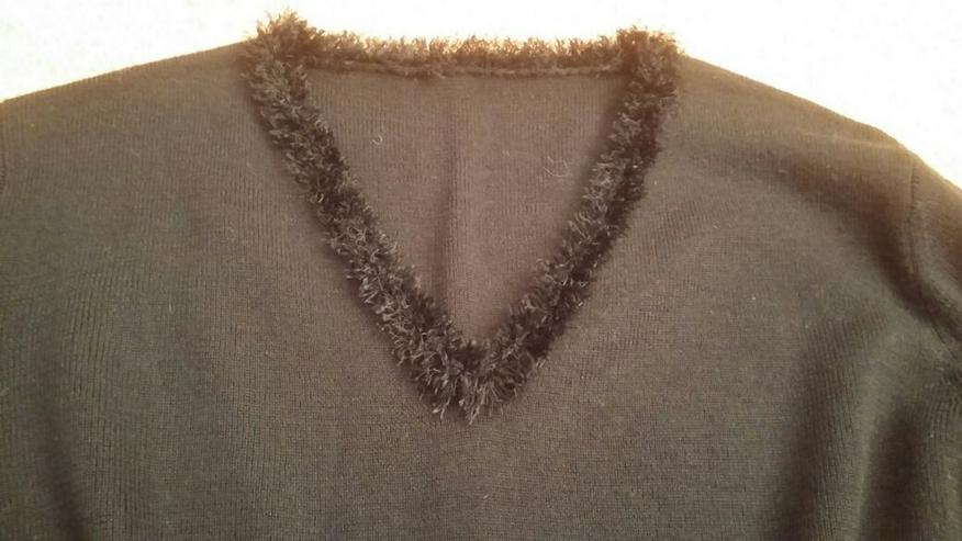 Bild 2: Damen Pullover strick Fransen Pailletten Gr.M