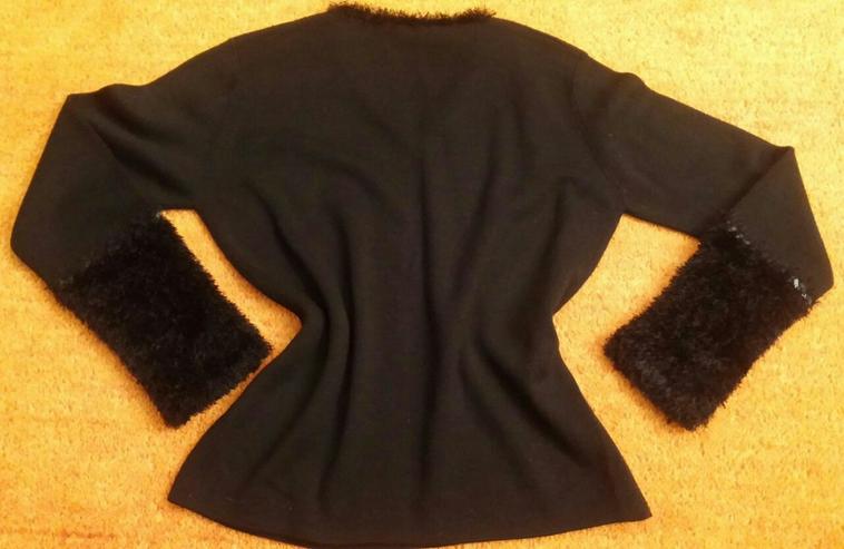Bild 4: Damen Pullover strick Fransen Pailletten Gr.M