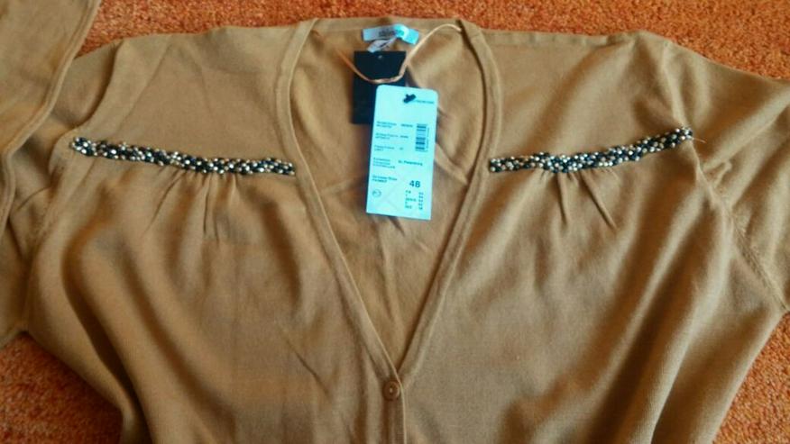 NEU Damen Jacke fein Strick Perlen Gr.48 - Größen 48-50 / XL - Bild 2