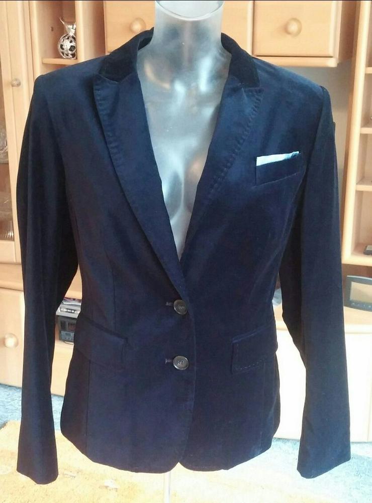 NEU Damen Jacke Elegant Velours Blazer Gr.38 - Größen 36-38 / S - Bild 1