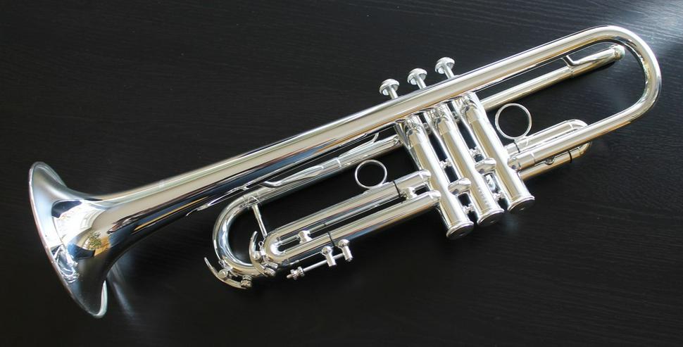 K & H Sella S Trompete in B versilbert, NEU - Blasinstrumente - Bild 11