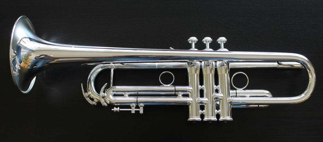 K & H Sella S Trompete in B versilbert, NEU - Blasinstrumente - Bild 2