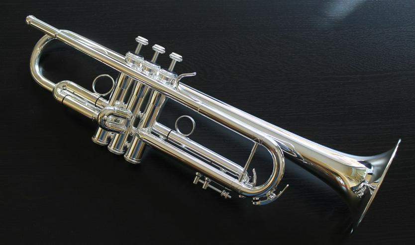 K & H Sella S Trompete in B versilbert, NEU - Blasinstrumente - Bild 3