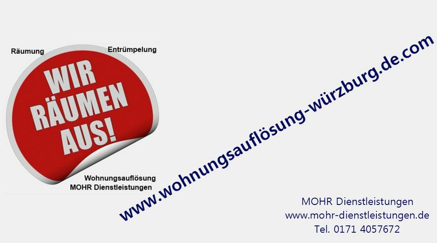 Bild 5: Wohnungsauflösung Würzburg und Umgebung MOHR