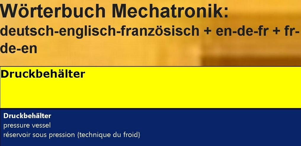 Kaeltetechnik-Uebersetzungen in franzoesisch - Wörterbücher - Bild 2