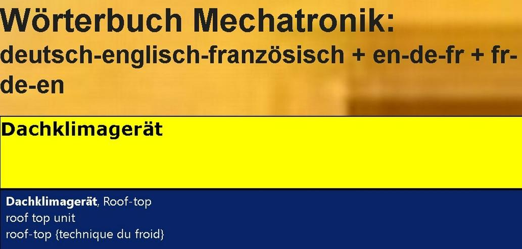 Kaeltetechnik-Uebersetzungen in franzoesisch - Wörterbücher - Bild 4