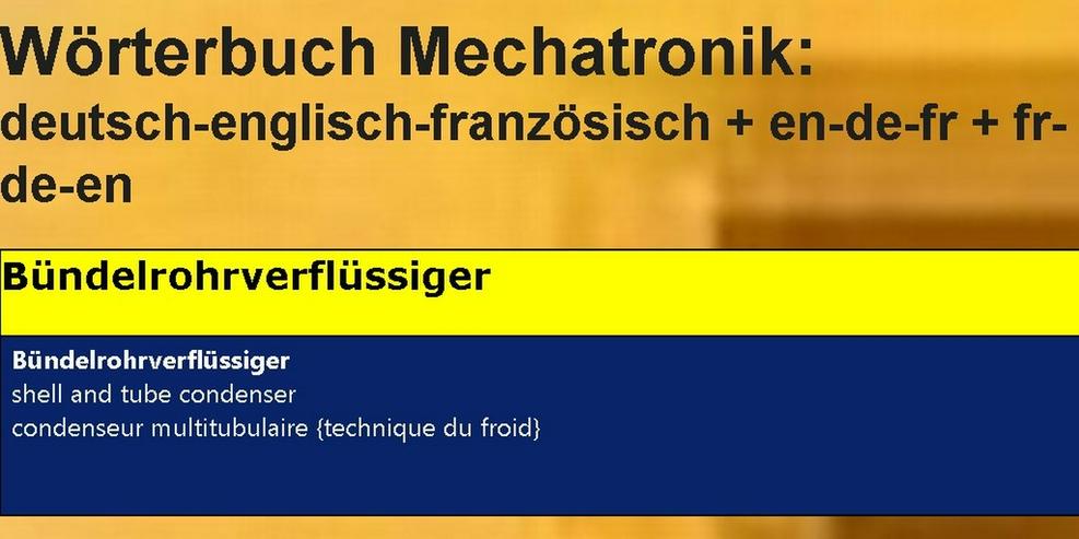 Kaeltetechnik-Uebersetzungen in franzoesisch - Wörterbücher - Bild 5