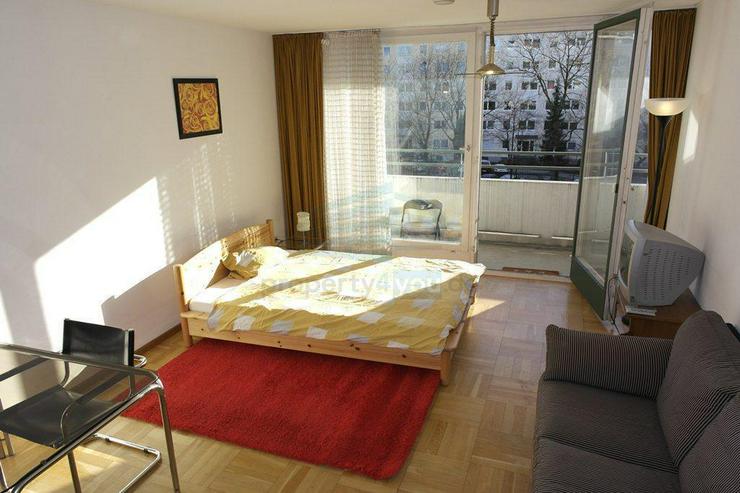 Möblierte 1-Zi. Wohnung mit Balkon in München - Schwabing