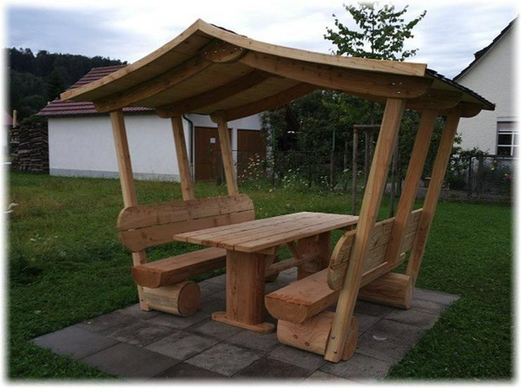 Bild 2: Überdachte Gartenmöbel.Holzmöbel.Sitzmöbel.