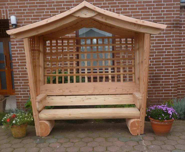 Bild 6: Überdachte Gartenmöbel.Holzmöbel.Sitzmöbel.