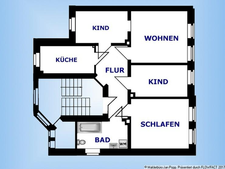 Bild 10: Vier Zimmer in Richtung Pohlitz