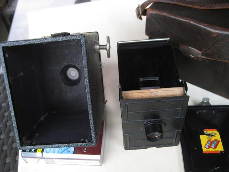 Bild 9: Agfa Box Kamera 6x9 Rollfilm mit Ledertasche