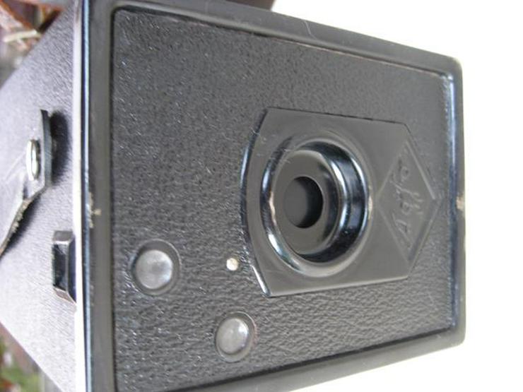 Bild 2: Agfa Box Kamera 6x9 Rollfilm mit Ledertasche