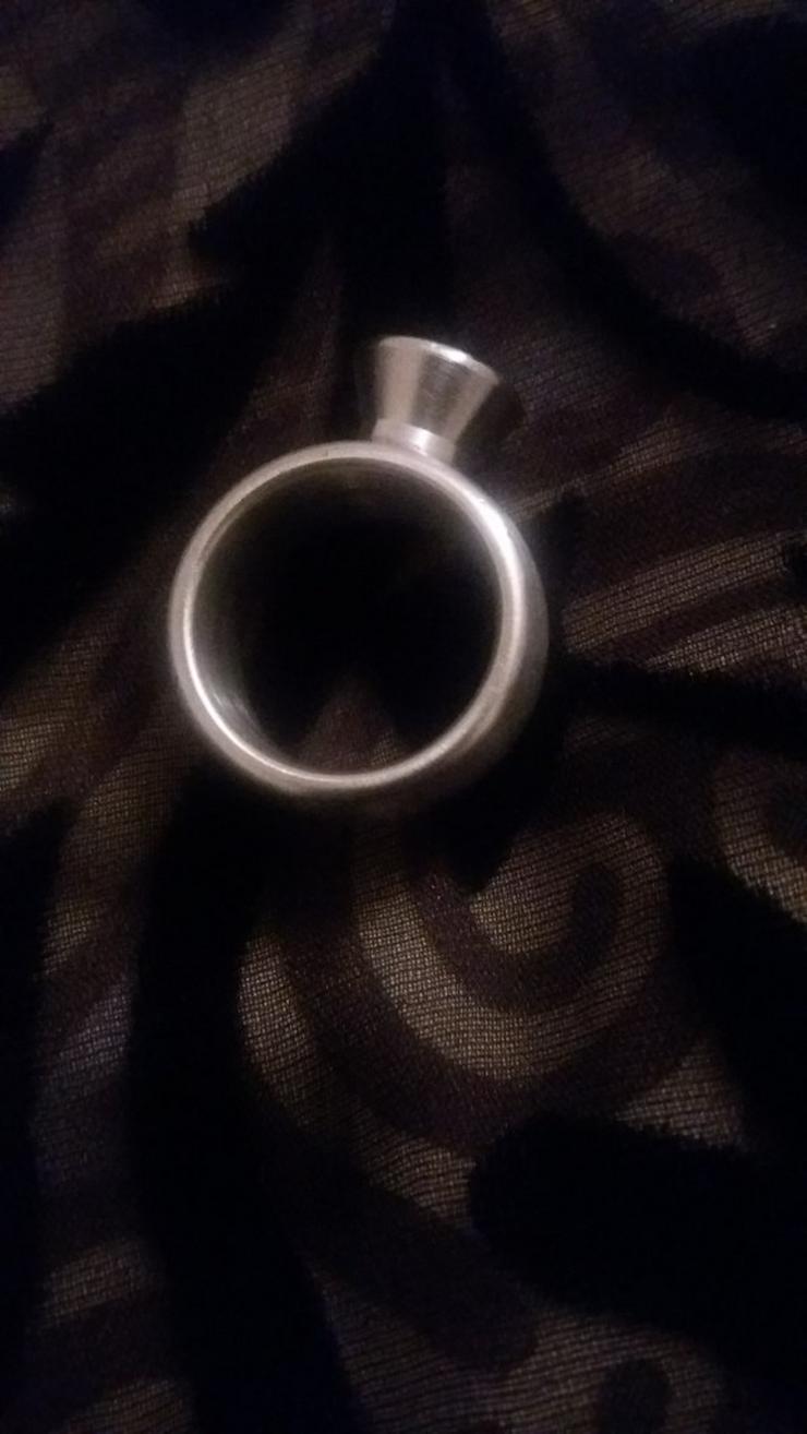 Bild 2: Damen Ring Stahl mit Swarovski Stein Gr 18