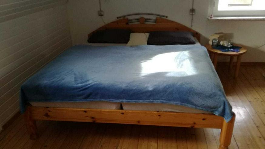 Bild 2: Super schönes Holz - Doppelbett