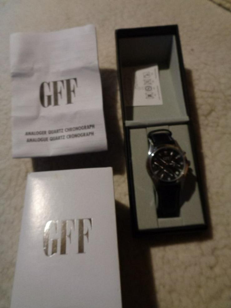 Uhr Hochwertiger Quartz Chronograph GFF OVP - Herren Armbanduhren - Bild 2